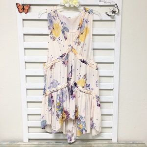 Free People Tunic Purple Haze Floral